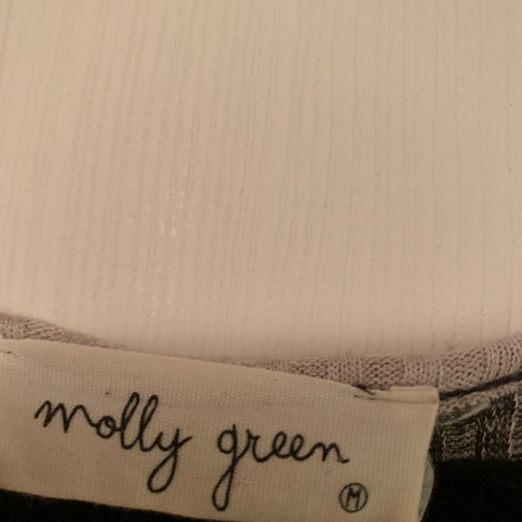 Black/Cream Striped Spaghetti-Strapped Dresss - Picture 2 of 2